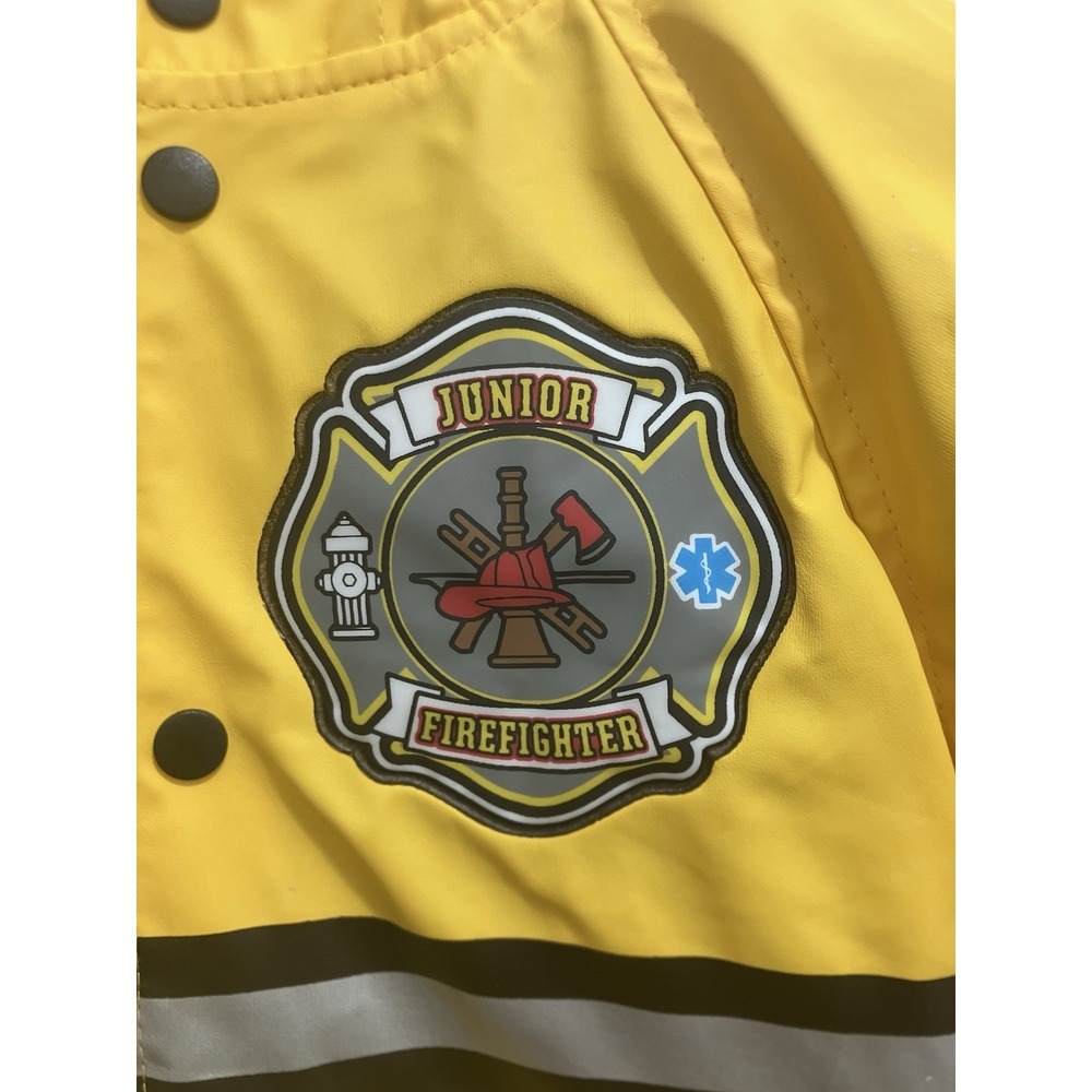 Western Chief Fire Rescue Fire Chief Hooded Raincoat 4T - Picture 2 of 13